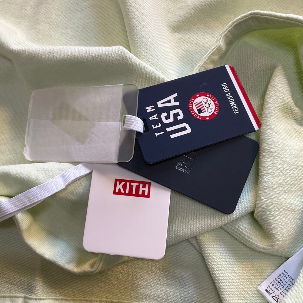 Kith Team USA Olympic Rings Mint Crewneck Sweatshirt NWT Mens Medium - Picture 6 of 11